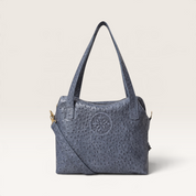 ALBA LUXX LUNARES · Cartera de hombro de cuero natural