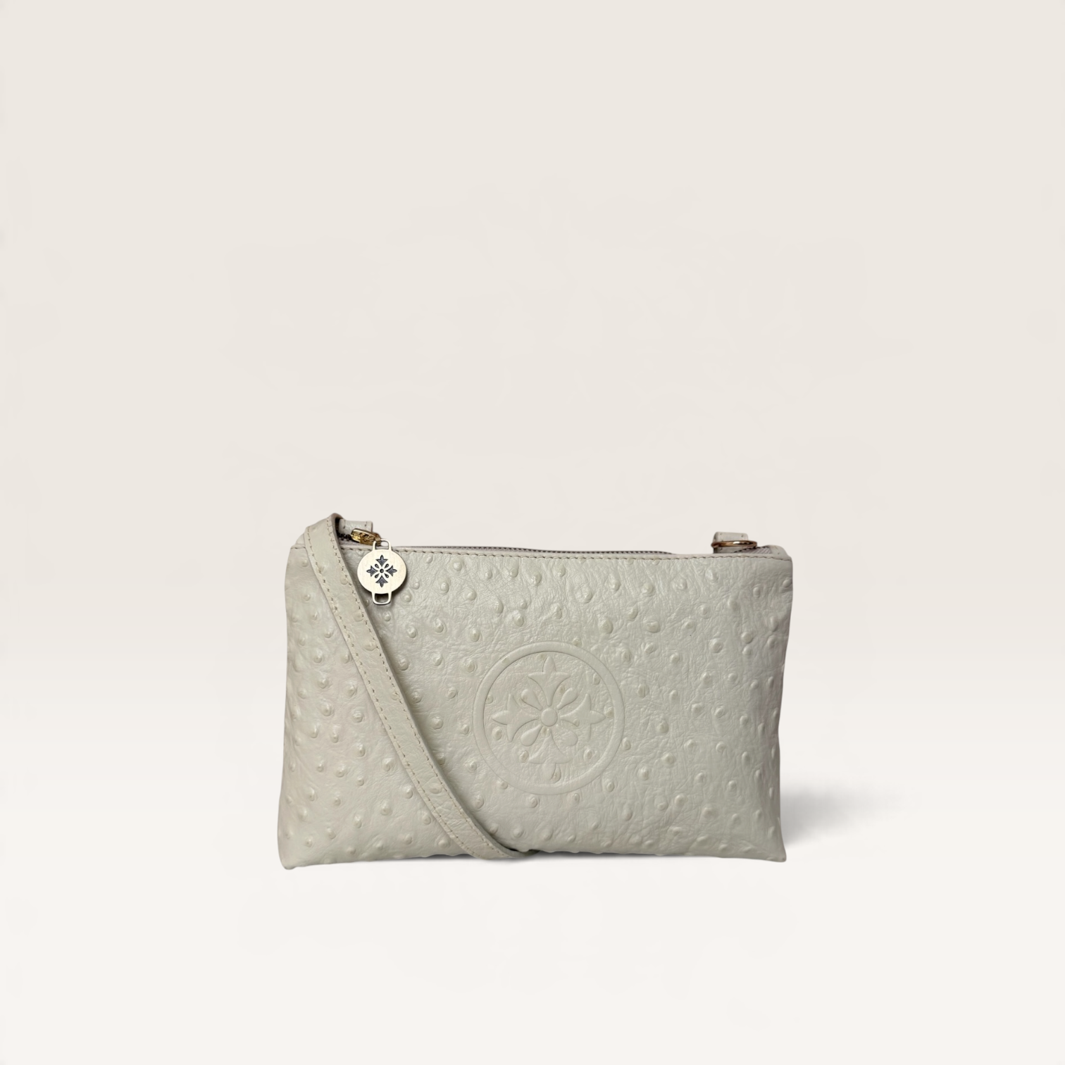 AMELIA LUXX LUNARES · Cartera cruzada de cuero natural
