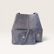 MAXX LUXX LUNARES · Cartera de cuero natural, notebook 15"