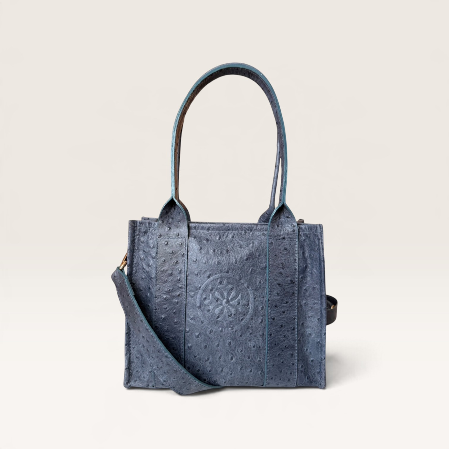 EDHA PETIT LUXX LUNARES · Cartera de cuero natural