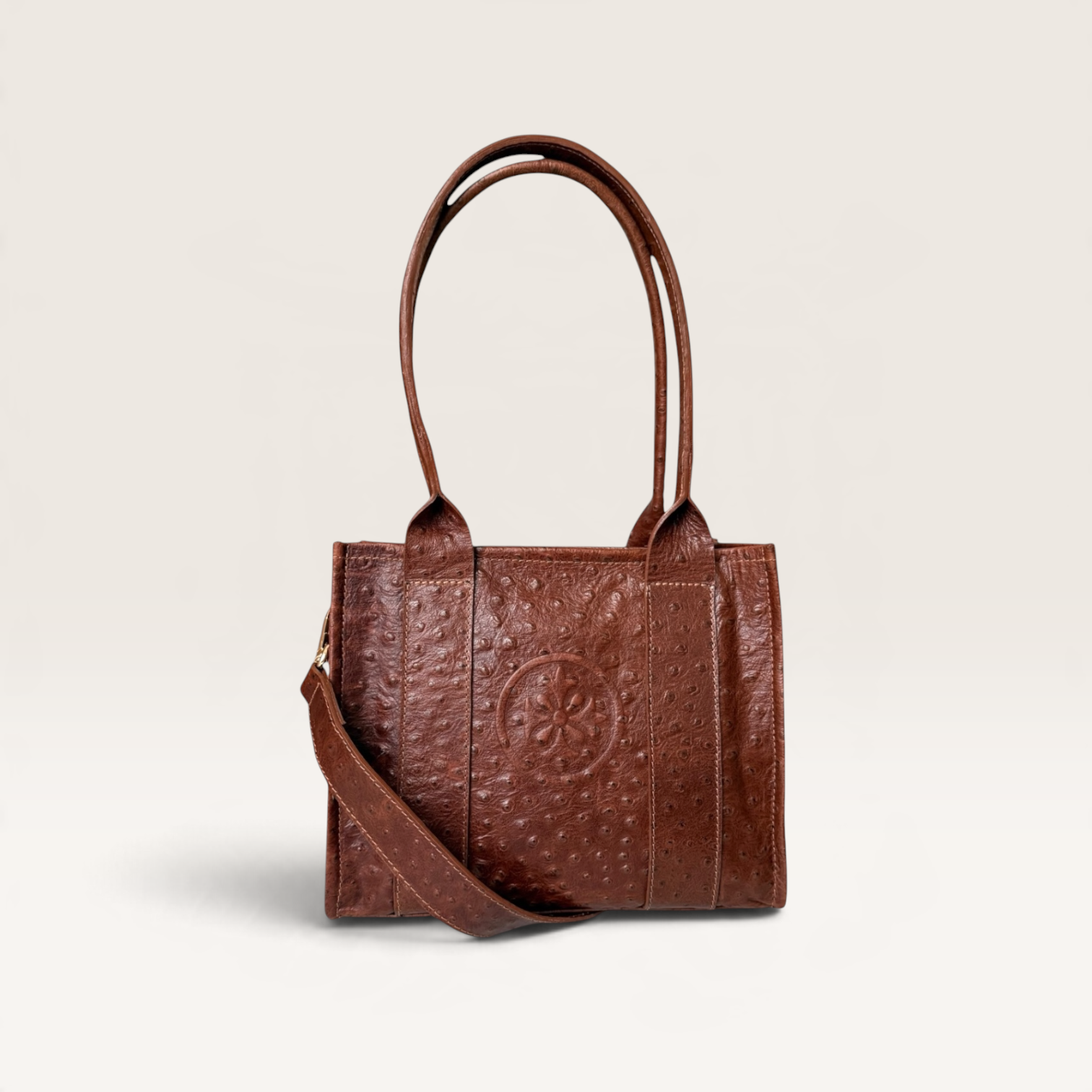 EDHA PETIT LUXX LUNARES · Cartera de cuero natural