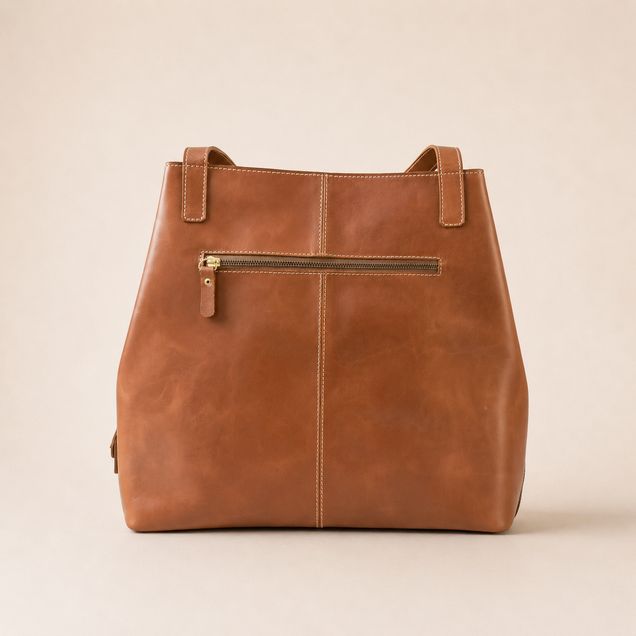 MAXX PRO — Cartera de Cuero Natural para Notebook 15"