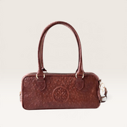 LEONOR LUXX LUNARES · Cartera de cuero natural
