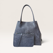 LETIZIA LUXX LUNARES · Cartera de cuero natural, notebook 15"