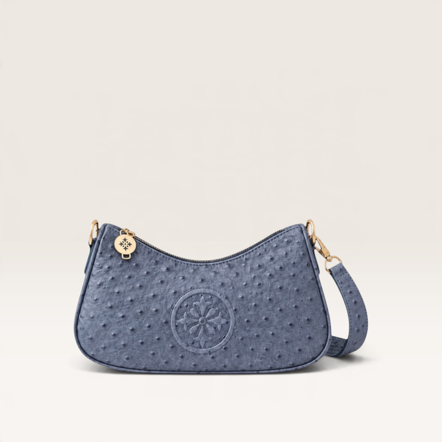 MIMI LUXX LUNARES · Cartera de hombro de cuero natural