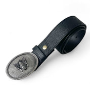 CINTURON NEGRO M -HEBILLAS