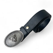 CINTURON NEGRO M -HEBILLAS