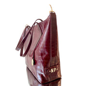 Maxx Cartera GOLD Croco Cherry