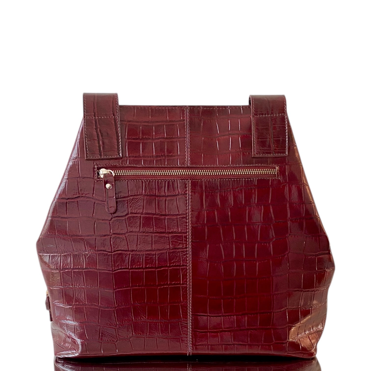 LETIZIA CARTERA CROCO CHERRY