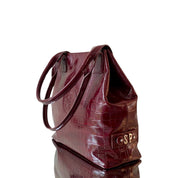 LETIZIA CARTERA CROCO CHERRY