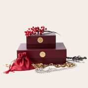 COFRE ORO ACCESORIOS DE CUERO