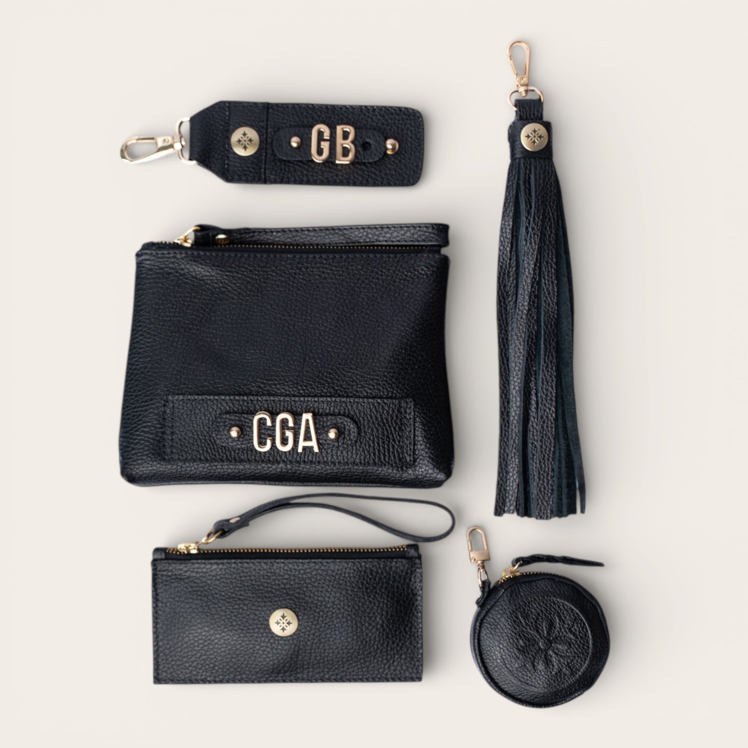 COFRE ORO ACCESORIOS DE CUERO