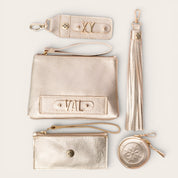 COFRE ORO ACCESORIOS DE CUERO