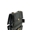 Emma Cartera Croco Negra