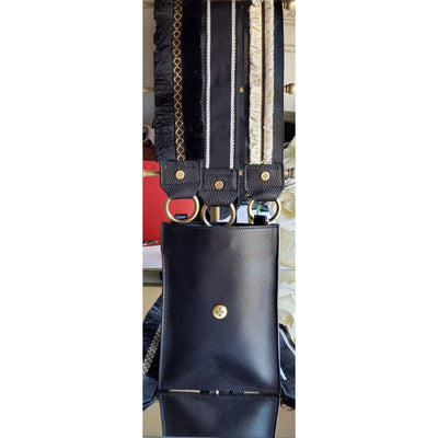 Cell Bag Negra Pompom